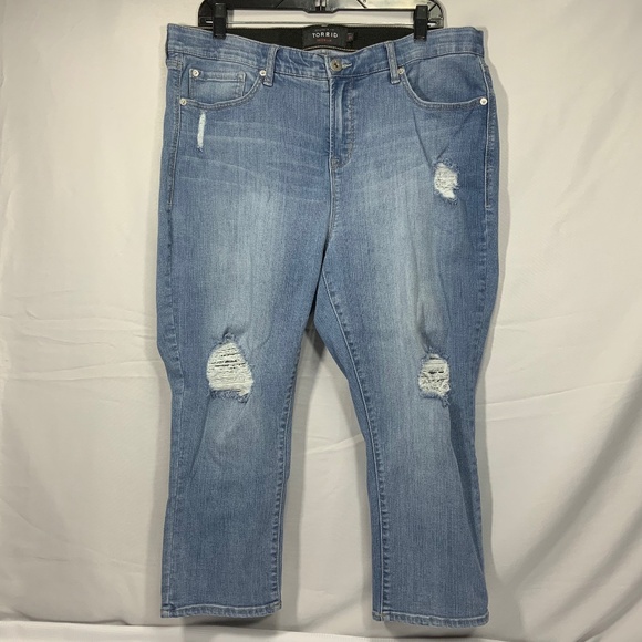 torrid Denim - Torrid Crop Sky High Skinny Premium - SZ 18